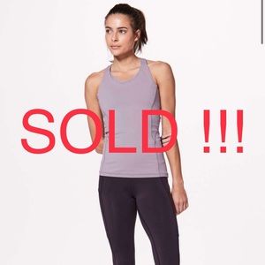 NWT / Lululemon Stash N Run Tank / Size 6
